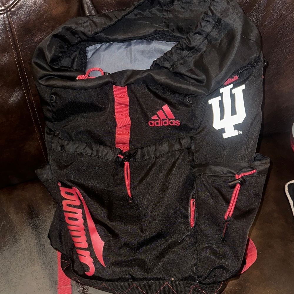 Adidas Indiana Hoosiers IU Logo Backpack adult rare large bag college